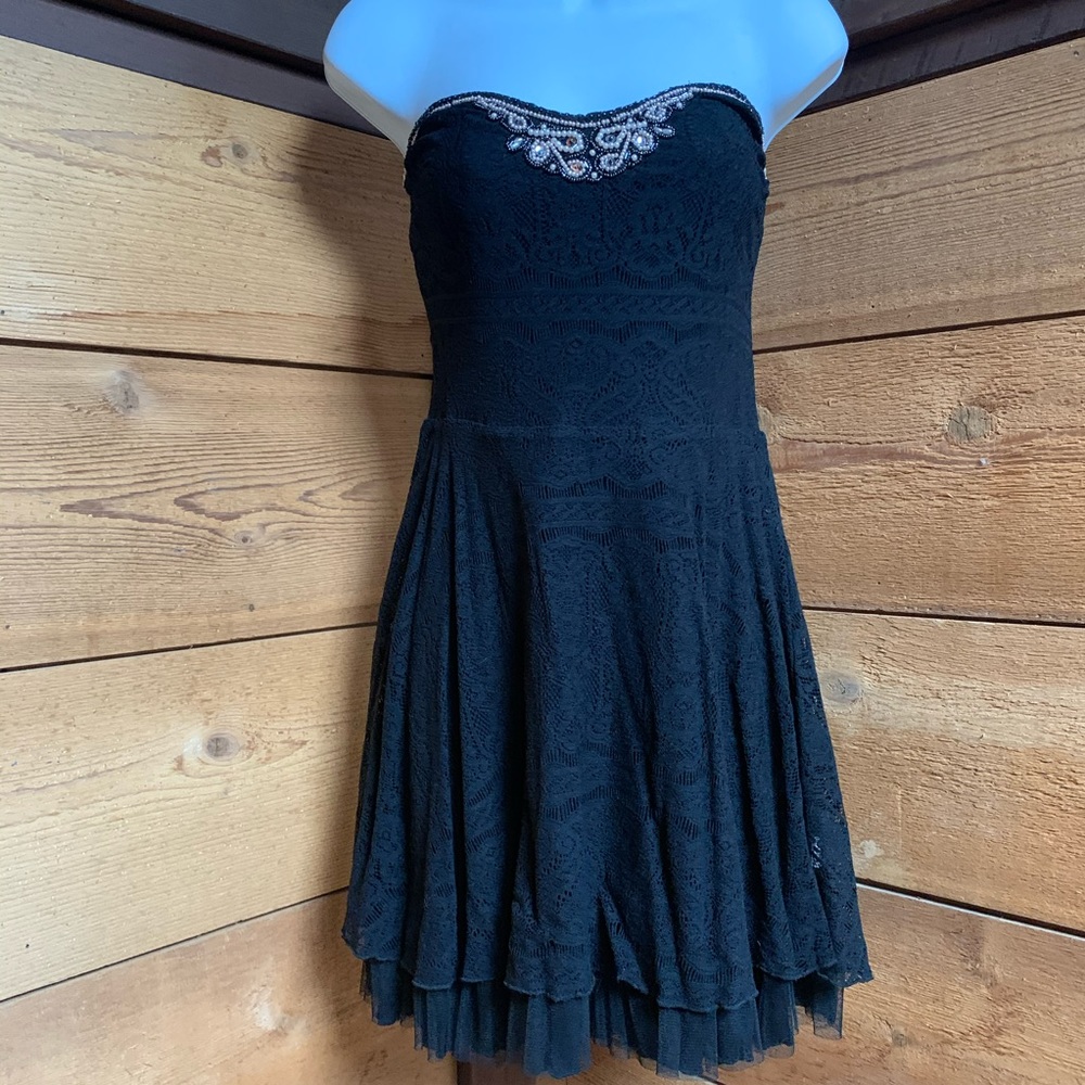 Free People Lace Beaded Dress